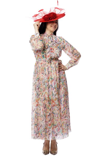 Rochie boho plisata vaporoasa eleganta